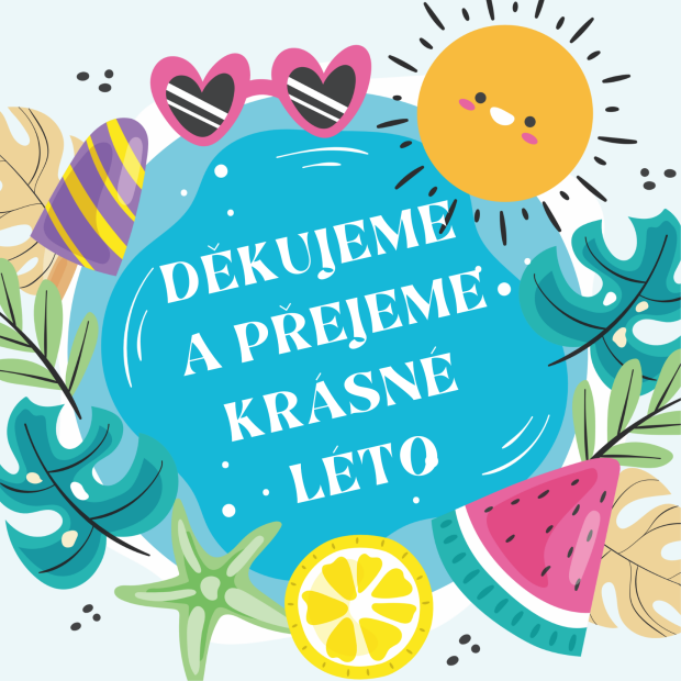 Poděkování za uplynulý školní rok